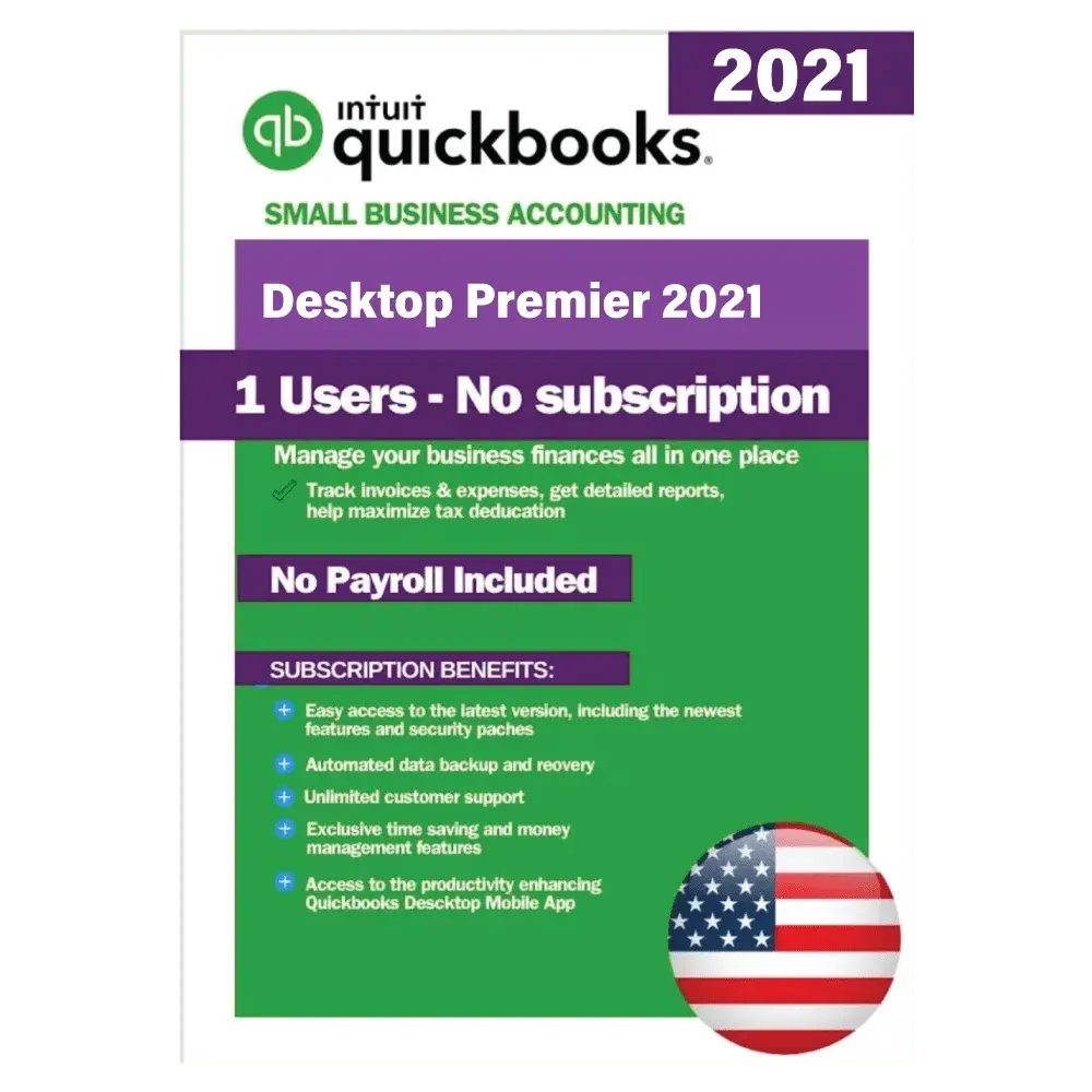 QuickBooks Desktop Premier 2021 – No Subscription
