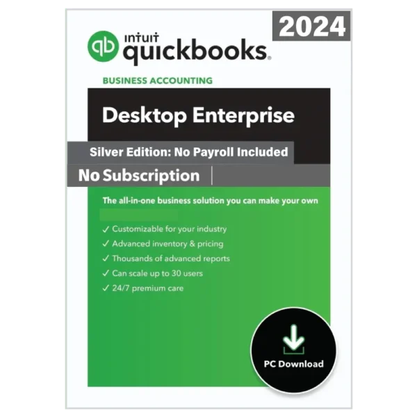 QuickBooks Desktop Enterprise 2024 | No Subscription