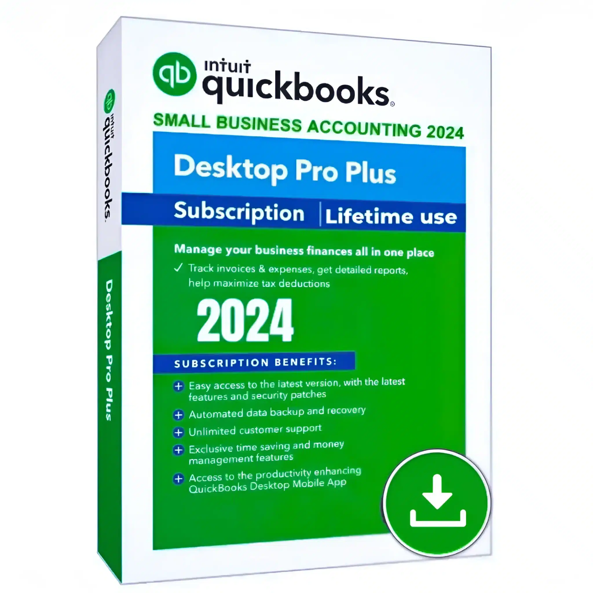 QuickBooks Desktop Pro Plus 2024 – Original and Genuine Key – lifetime use – 1 User